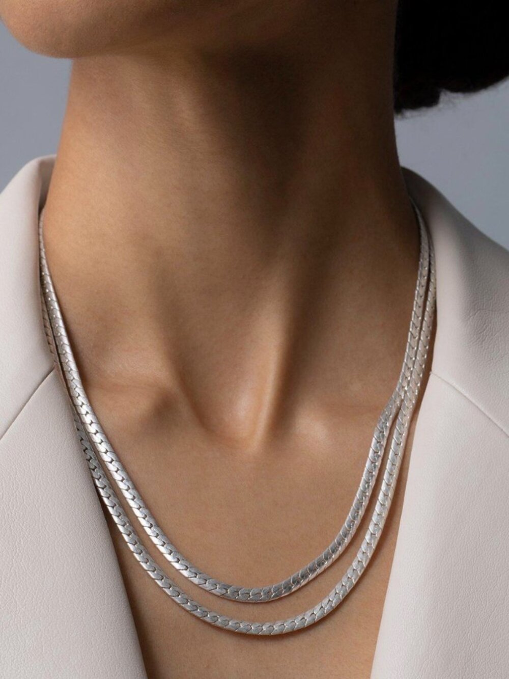 Jenny Bird Double Layered Chain Necklace